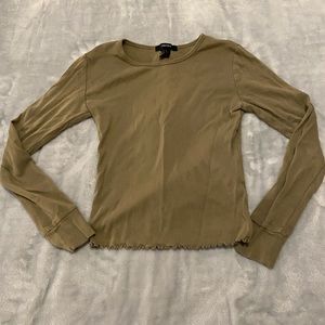 cropped long sleeve